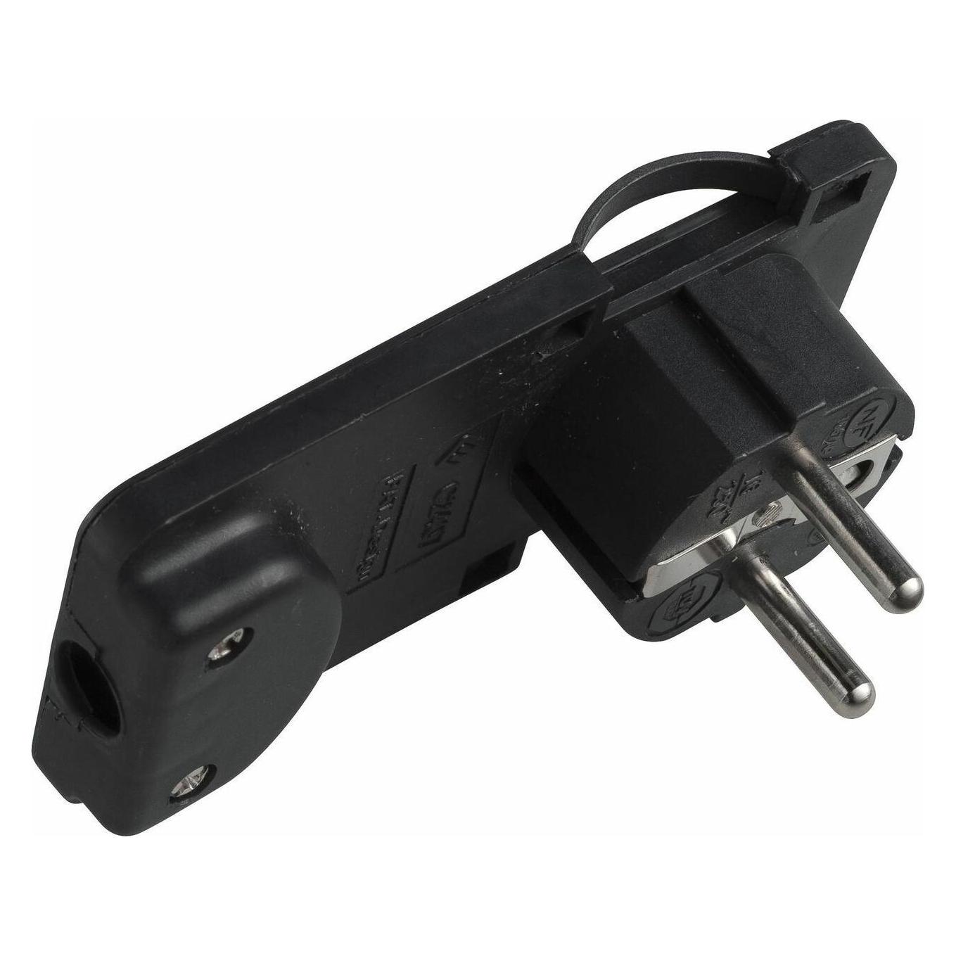 MicroConnect Schuko Angled Power Plug (PESCHPLUG-B)