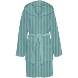Tom Tailor Bademantel medium stripes MIG Fresh Sage & Smokey Sage S