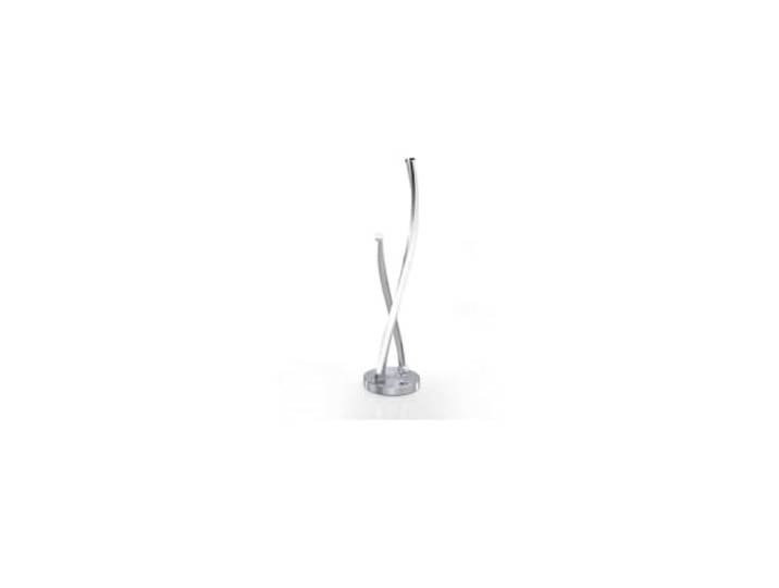 Paul Neuhaus LED Tischleuchte, geschwungenes Design, dimmbar, 14,5W, 1670lm, stahlfarben (9141-55)