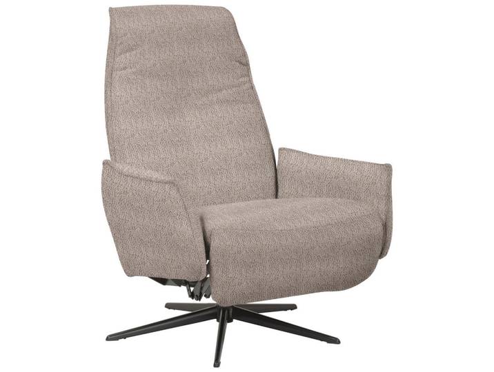 Welnova Relaxsessel, Hellbraun, Metall, 76x103x86 cm, Stoffauswahl, Relaxfunktion, Wohnzimmer, Sessel, Relaxsessel