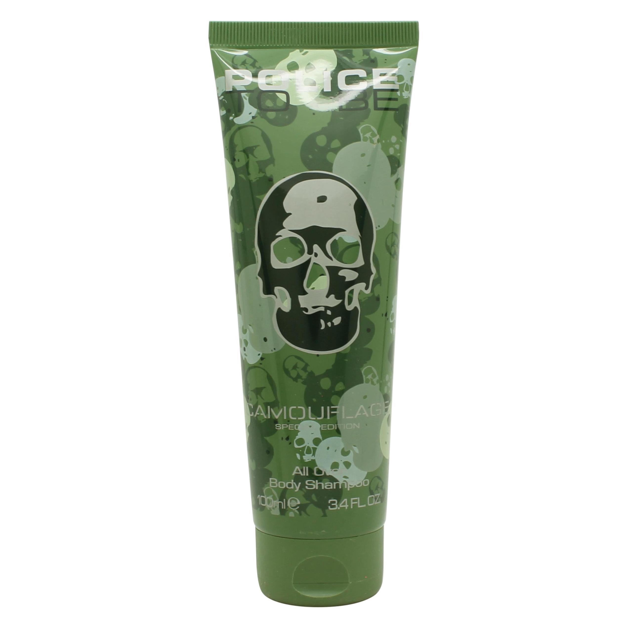 Police To Be Man Camouflage Special Edition All Over Body Shampoo 80ml (Flüssiges Shampoo, 100 ml) (48075715)