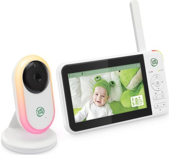 LeapFrog LF2415 5" HD Video Baby Monitor - White, New