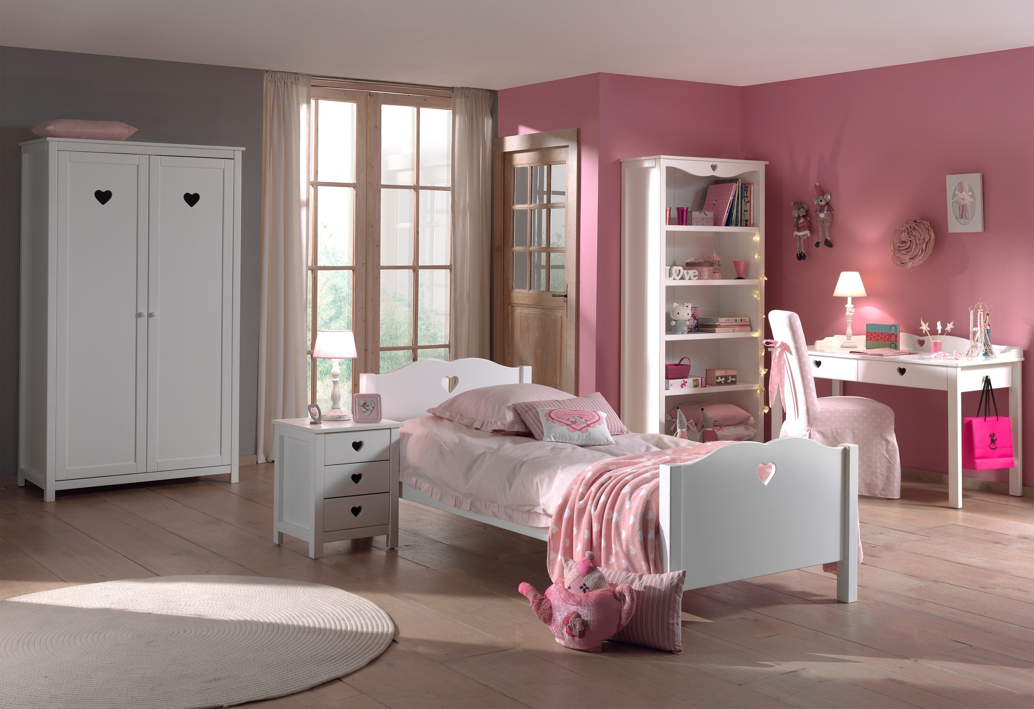 Kleiderschrank VIPACK "Amori", weiß, B:110cm H:190cm T:57cm, FSC-zertifizierter Holzwerkstoff, Schränke, Kleiderschrank
