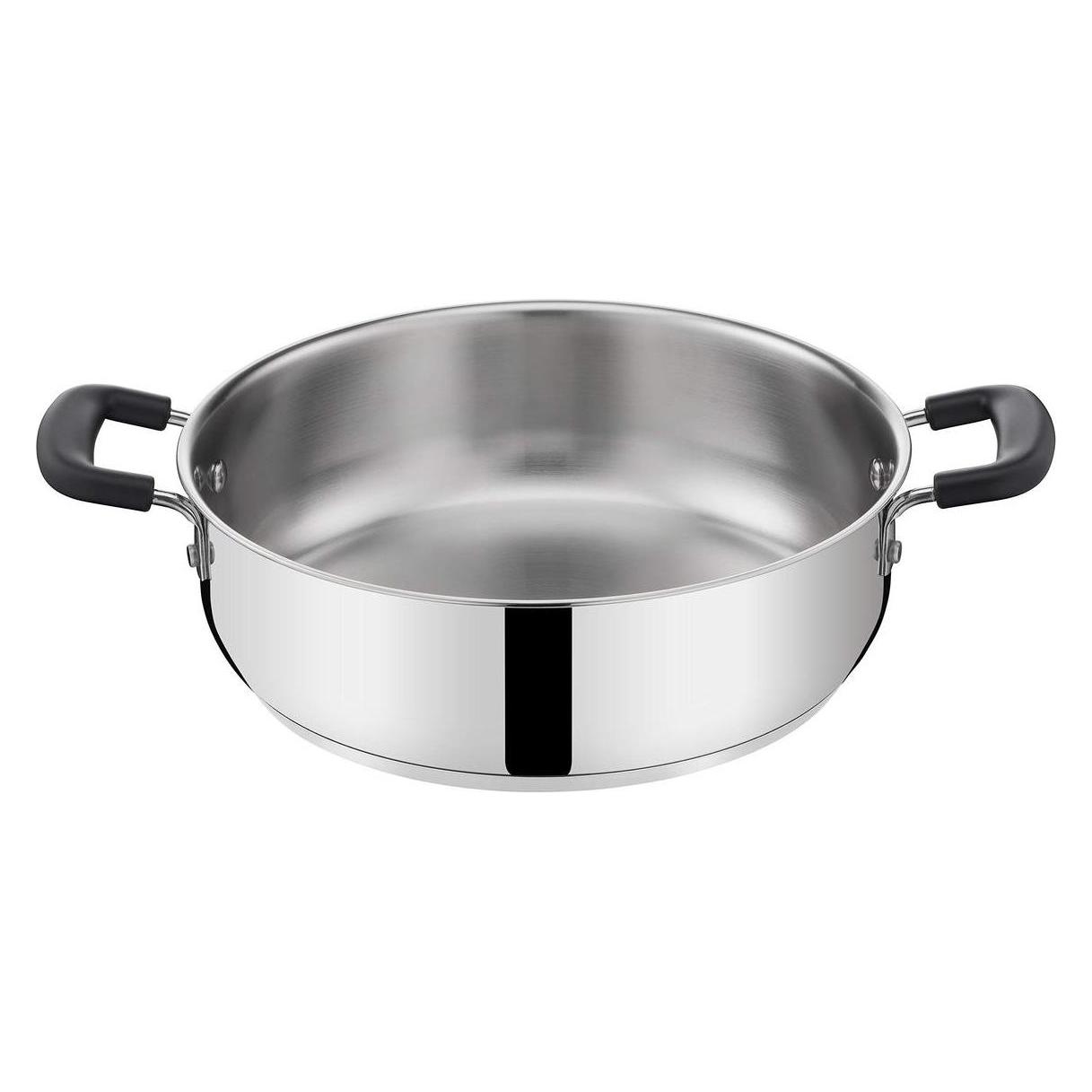 Lagostina Praktischer flacher Topf mit 2 Griffen für (Kochtopf, Edelstahl) (40286386)