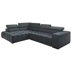 Exxpo by Gala Ecksofa mit Funktion Elias Stoff Anthracite