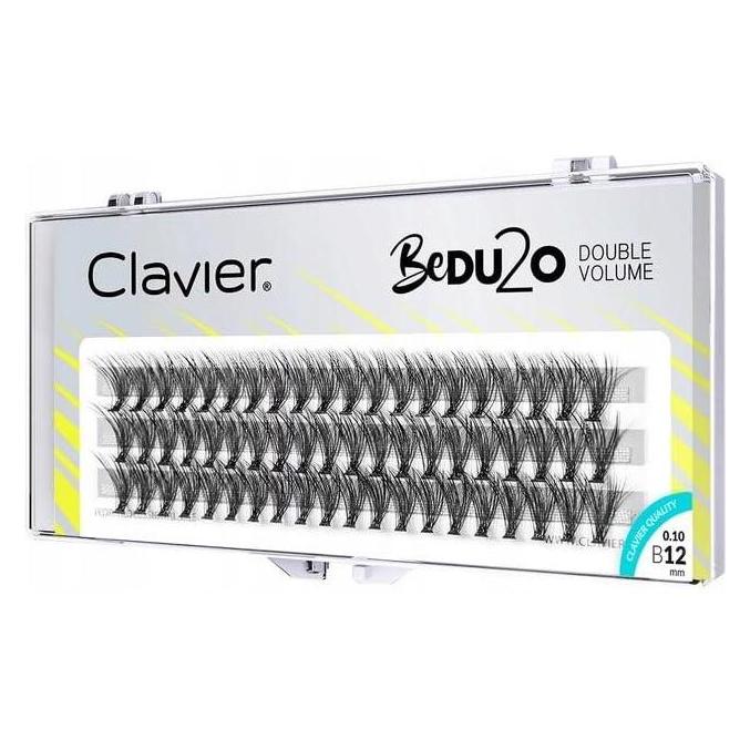 Clavier BeDU2O Double Volume kępki rzęs 12mm (Künstliche Wimpern) (5907996053667)