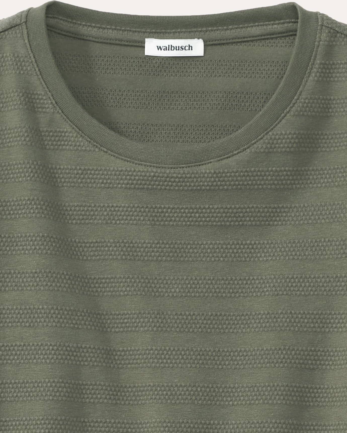Walbusch Baumwollshirt Reliefstruktur, noch offen: Größenlauf, Farbe Grün, 42, gut kombinierbar angenehme Baumwollmischung Damen
