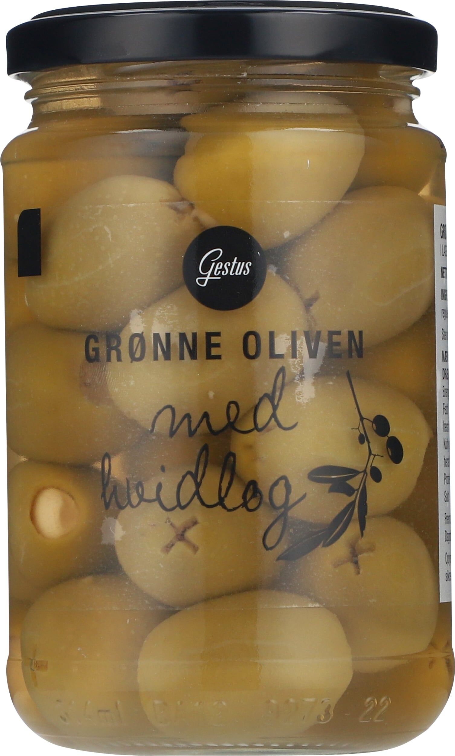 Gestus Oliven mit Knoblauch 290 g - 290 g