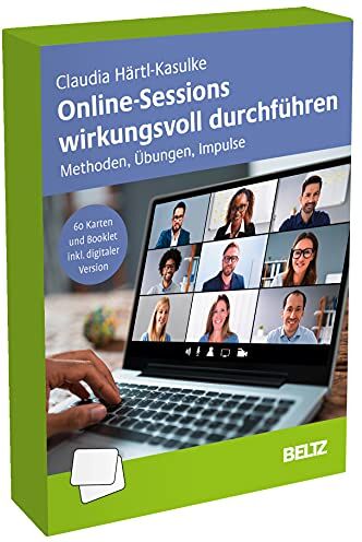 Claudia Härtl-Kasulke - Online-Sessions wirkungsvoll durchführen: Methoden, Übungen, Impulse. 60 Karten und 40-seitiges Booklet inklusive digitaler Version - Preis vom 10.10.2026 11:48:34 h