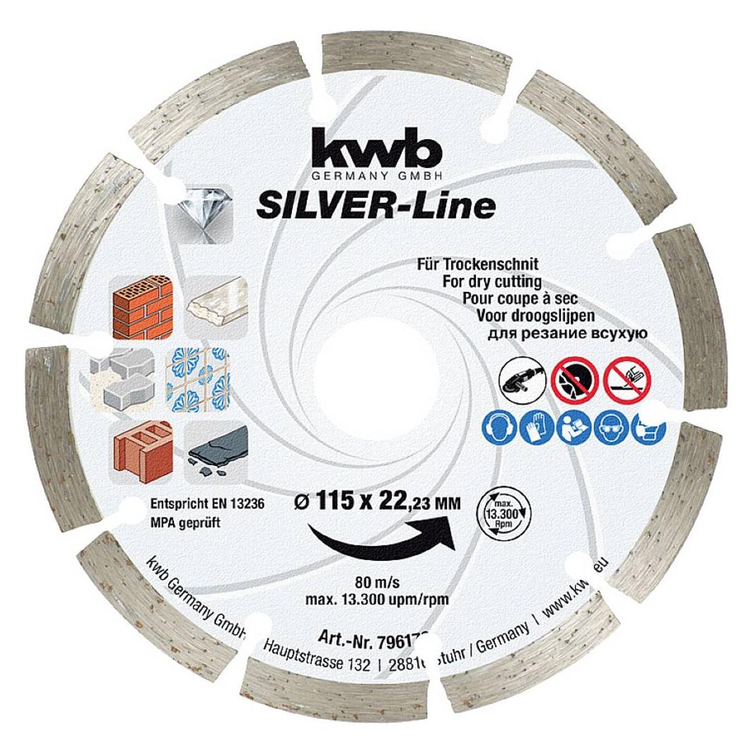 kwb 796570 Diamanttrennscheibe Durchmesser 125 mm Bohrungs-Ø 22 mm 1 St. (796570)