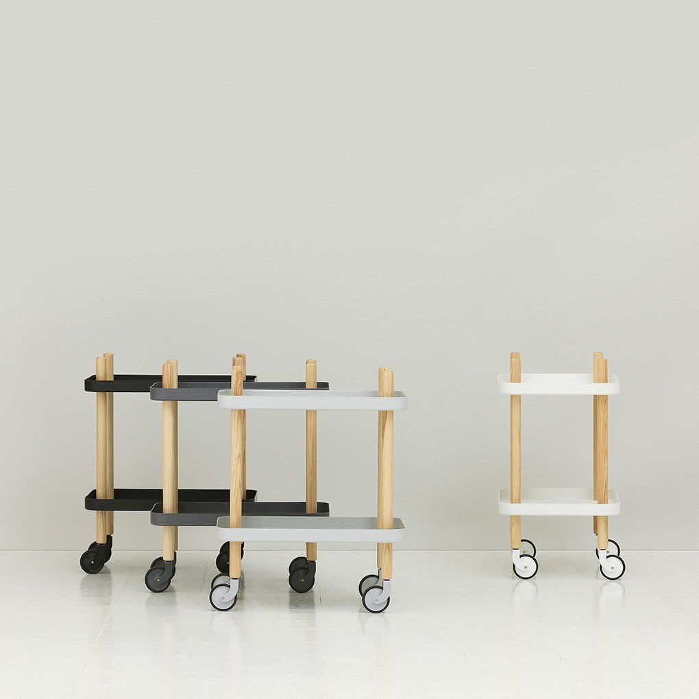 Normann Copenhagen Beistelltisch (50 x 35cm, weiß, weiß) 50 x 35cm   weiß   weiß