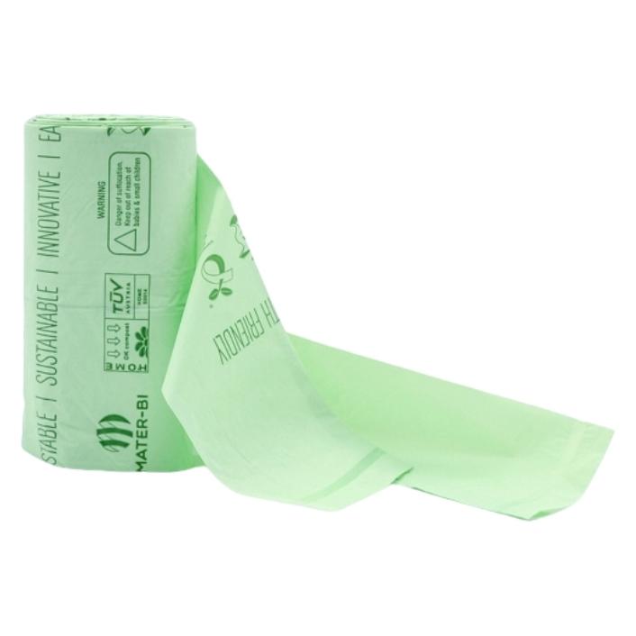 Biobag International BioBag-Kompostbeutel 20 l (20 Stück pro Rolle) 15 mkr. 42 x 54 cm, grün 7035961868362 (20x, 20 l) (44891430)