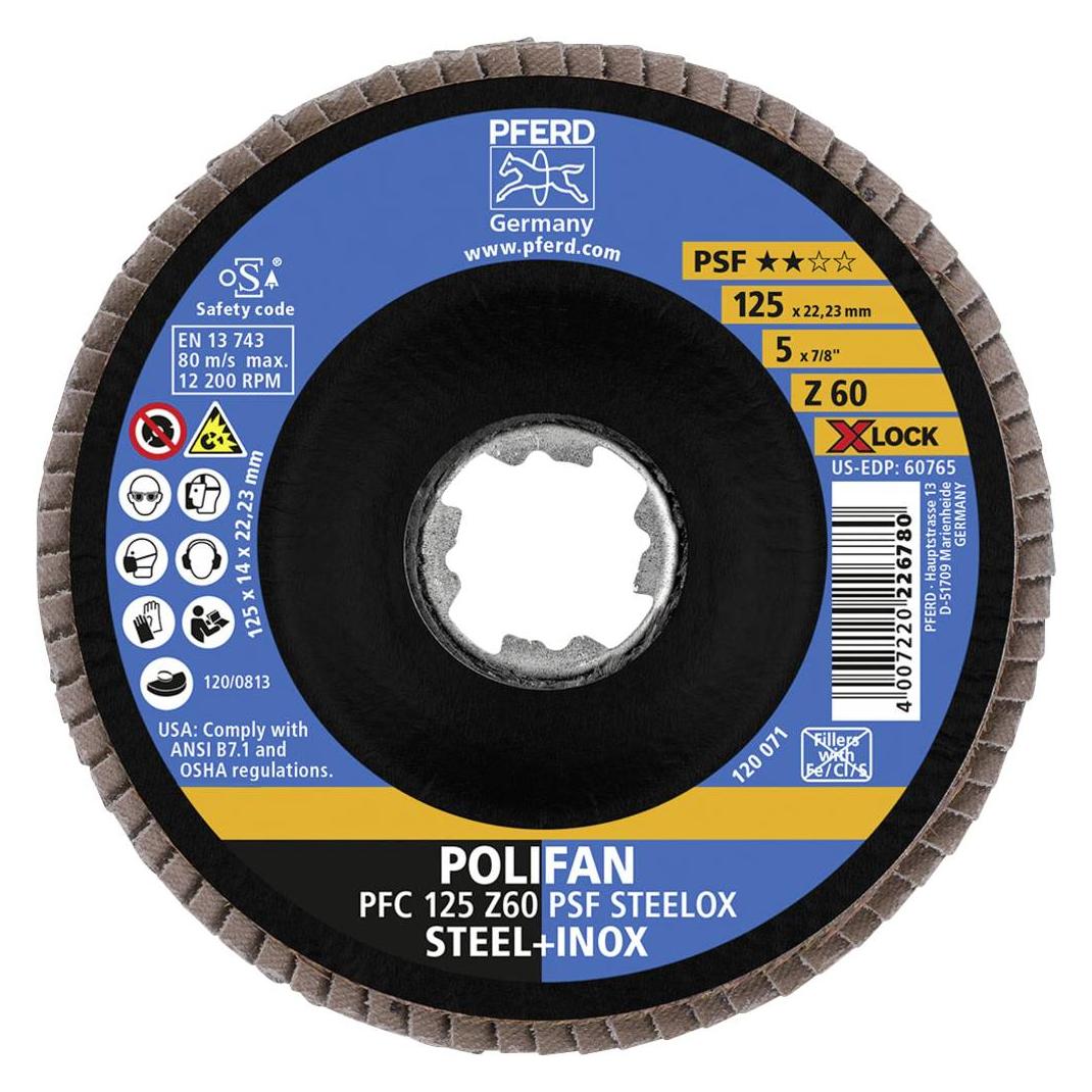 Pferd X-LOCK Fächerschleifscheibe Universal-Linie PSF (60) (67666126)