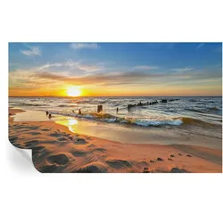 FOTOTAPETE 416x254 cm - Sonnenuntergang am Strand