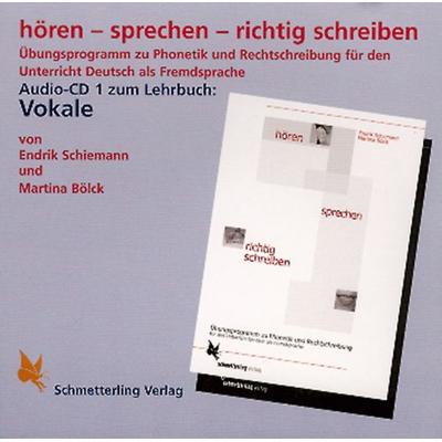 hören - sprechen - richtig schreiben. Audio-CD (Vokale) - Endrik Schiemann,Martina Bölck, CD, 9783896578020