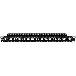 Schrack 19"patchpanel AMPARO pro 24 keystone SFA/SFB neosazenÃ1⁄2, 1U, Server Zubehör
