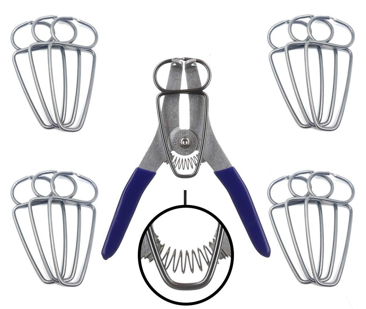 Merkloze Springloaded Miter Clamp Set met 1 tang en 13 klemmen