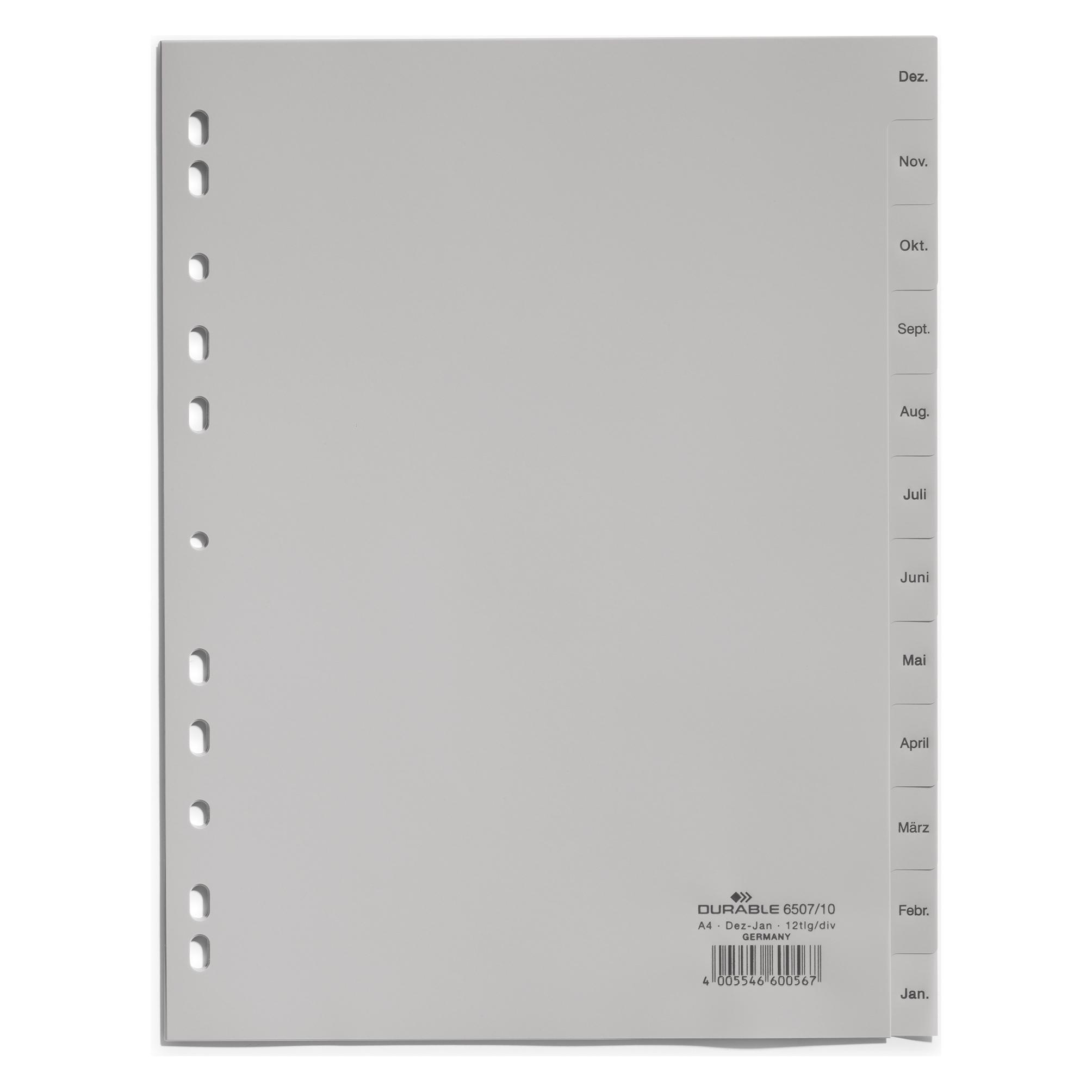 Durable Register Dez-Jan (650710)