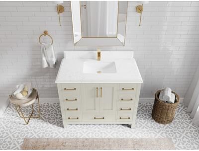 Willow Collections 42 in. W x 22 in. D Malibu Single Sink Bathroom Vanity with Countertop