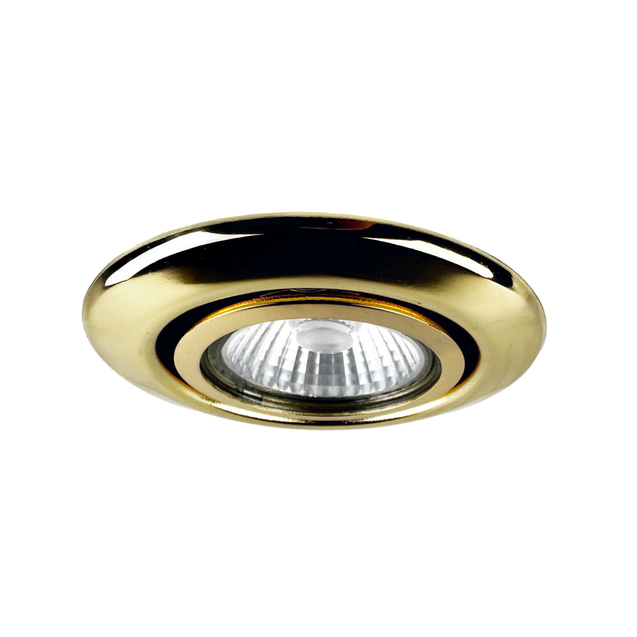 Mobilux Einbaustrahler MOB CLASSIC 1X50W GX5,3 gold 01600007 4251399700149