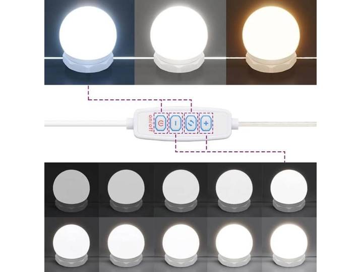 “Summer Sale élégant Coiffeuse avec LED Noir 60x40 Coiffeuse avec LED Noir 60x40x140cm @6131333 2089gck64h