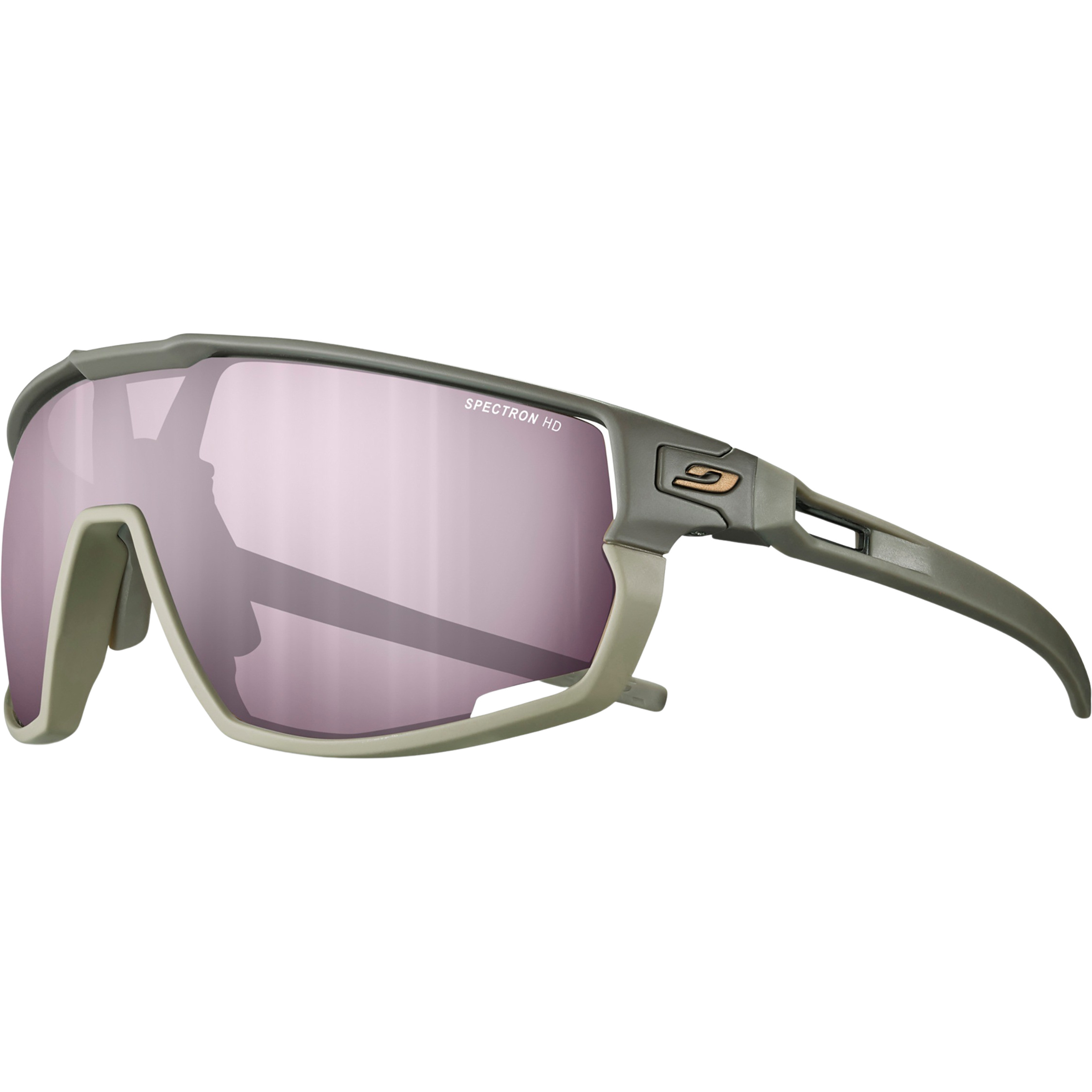 Julbo Rush Spectron HD 3 Sportbrille Sportbrillen & Sportsonnenbrillen braun Größe L Camping