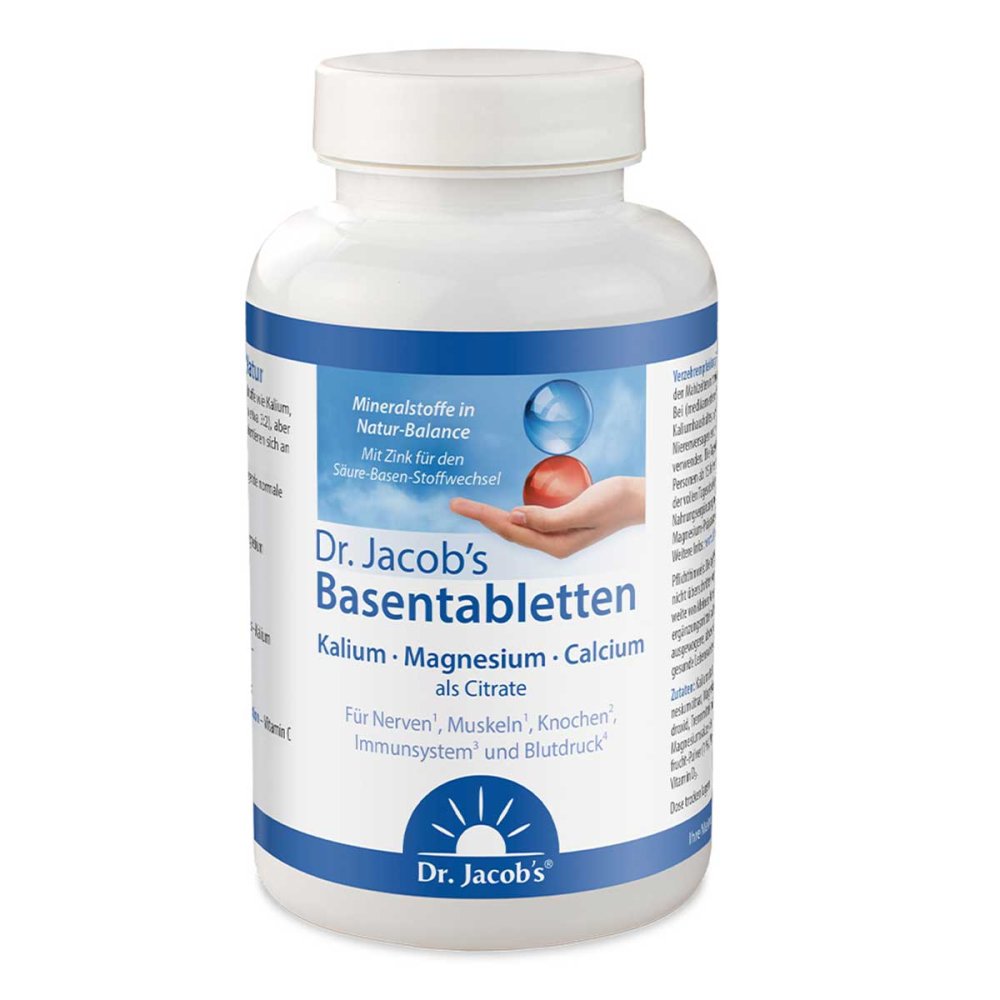 Dr. Jacob's Medical GmbH Dr. Jacob's Basentabletten Kalium Magnesium Calcium Citrat 01054558