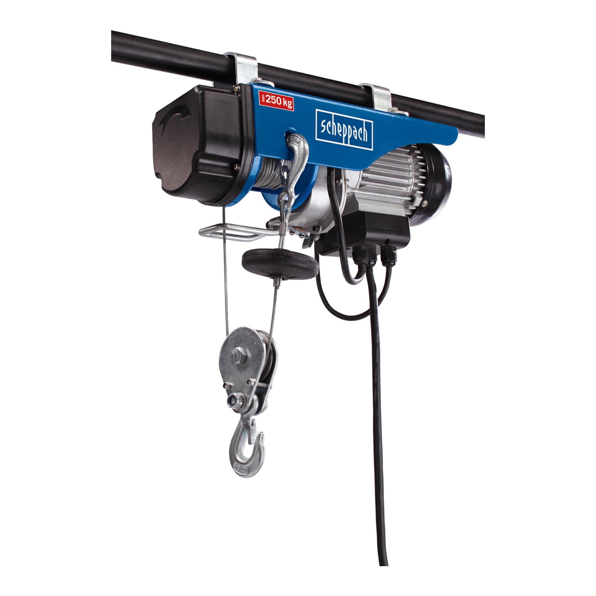 Scheppach elektrischer Seilzug HRS250 530 W 230V 50Hz (4906904000)