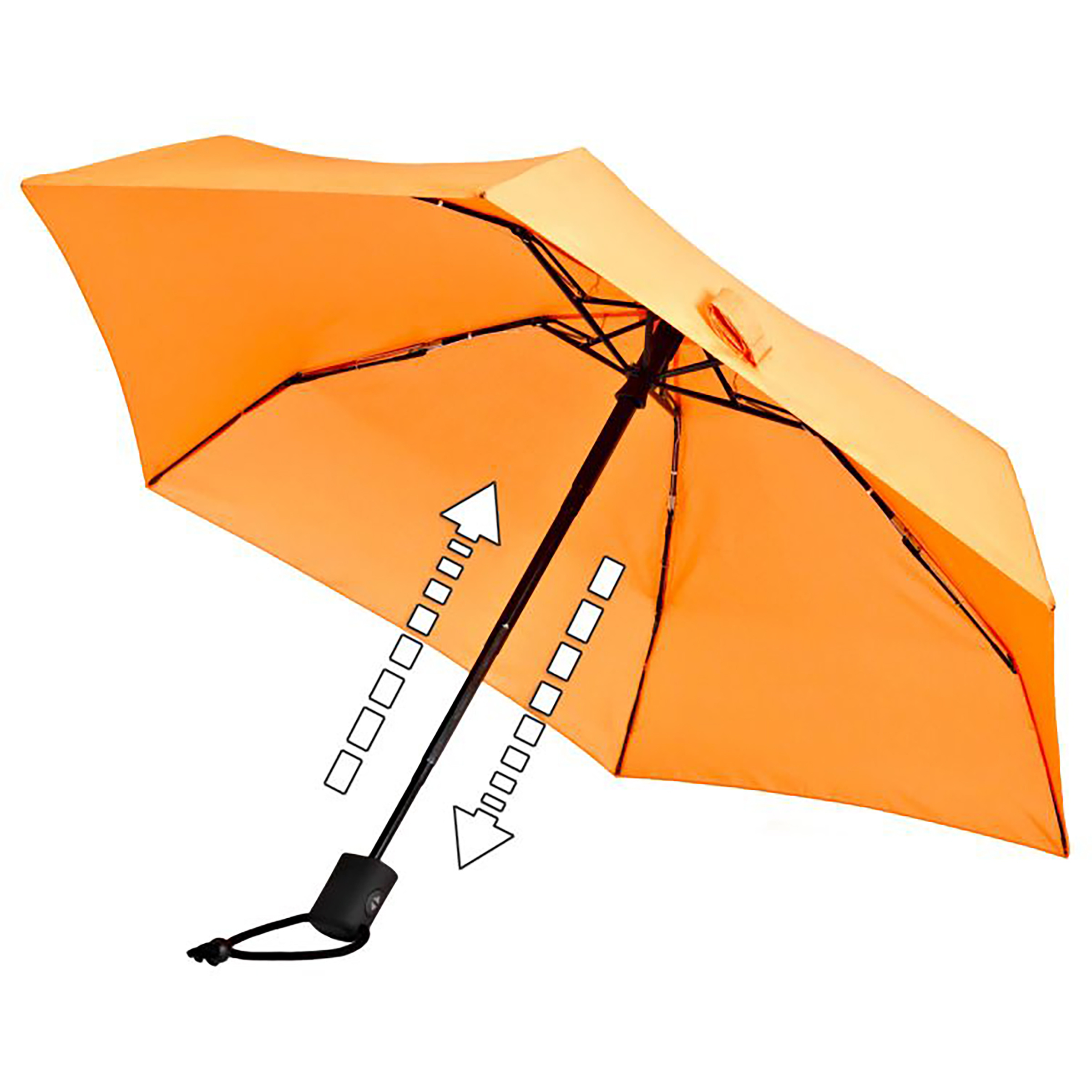 Euroschirm Dainty Automatic Regenschirm Wander- & Trekkingschirme orange Trekking