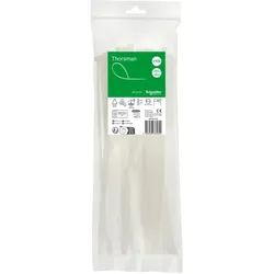 Schneider Electric IMT46419 Kabelbinder Thorsman, Abmessung: 300X4,8 mm, VPE=100 Stück Farbe: klar