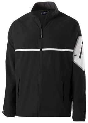Holloway 229543 Weld Jacket in Black/White size 2XL   Polyester/Spandex Blend