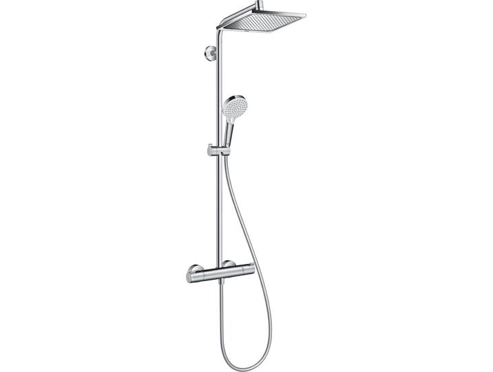 hansgrohe Duschsystem-Set Crometta E 240 mit Thermostat\, Regendusche & Handbrause\, 1 Stk.