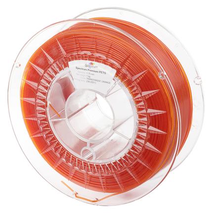 Spectrum Filament / PETG / TRANSPARENT ORANGE / 1,75 mm / 1 kg (PETG, 1000 g, 1.75 mm) (5903175657671)