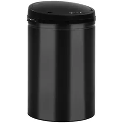 DELUKE® Sensor Mülleimer Küche 30L Schwarz Automatik Bewegungssensor Klemmring Smarter Abfalleimer mit Deckel Müllbehälter Kücheneimer