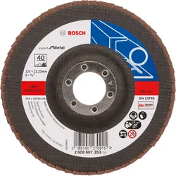 Bosch Fächerschleifscheibe X551 Expert for Metal, gerade - 2608607353
