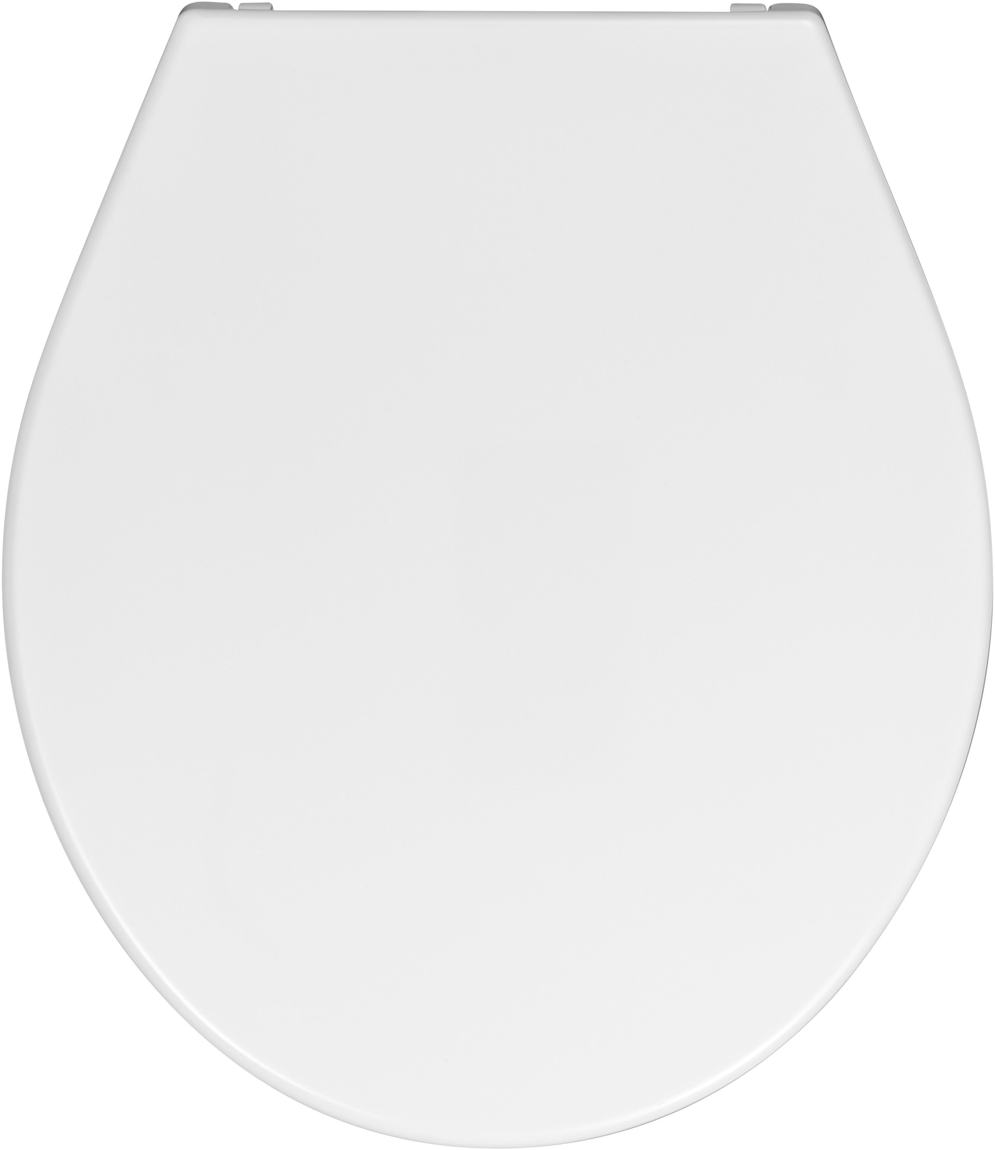 Tecnomat COPRIWATER UNIVERSALE OVALE REGENT IN TERMOINDURENTE BIANCO CON CERNIERE IN ACCIAIO
