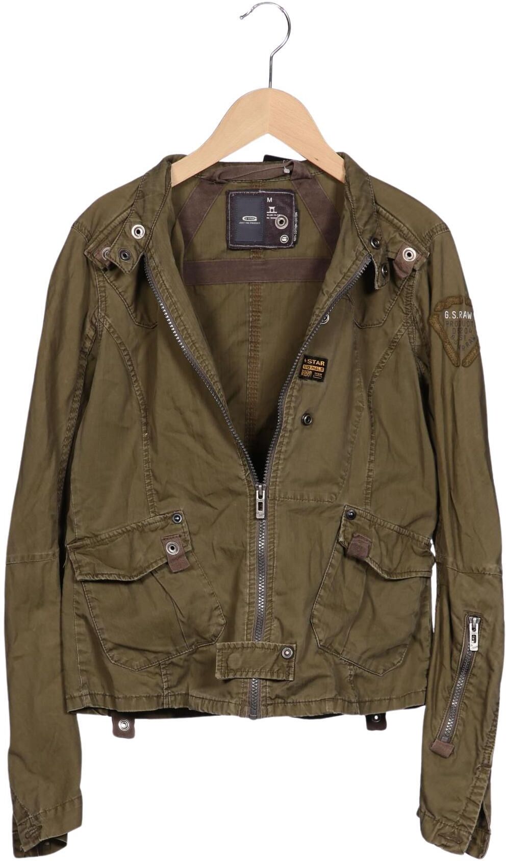 G Star RAW Damen Jacke, Grün, Gr. M, Baumwolle - Second Hand