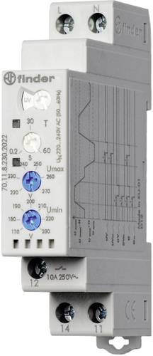 Überwachungsrelais 220 - 240 V/AC 1 Wechsler Finder 70.11.8.230.2022 1 St.
