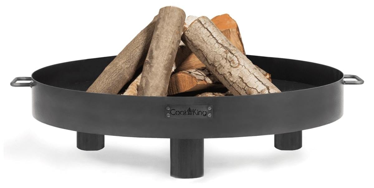 Selius Vuurschaal Rond - 80 cm - Zwart - Classic Stijl