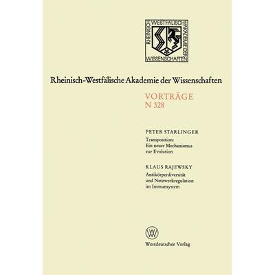 Transposition: Ein neuer Mechanismus zur Evolution. Antikörperdiversität und Netzwerkregulation im Immunsystem, Taschenbuch von Peter Starlinger, VS