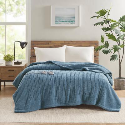 Madison Park Sherpa Heated Blanket