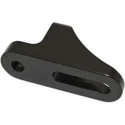 Highsider, Motorrad Zubehör, Universal-Adapter schwarz 60mm kurz, Breite: 18mm, Schraubenlochabstand 20-42mm