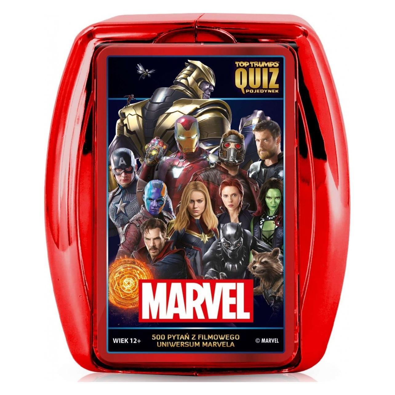 Winning Moves Marvel Guardians of the Galaxy Quiz Top Trumps 00006 GEWINNT (Polnisch, 2 Spieler) (WM00006-POL-6)