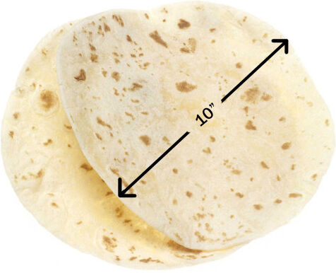 Poco Loco 10" Flour Tortilla