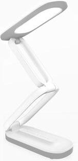 Inspired Deals LED Desk Lamp USB Rechargeable Foldable Reading Light With 3 Brightness Levels Porcelain White