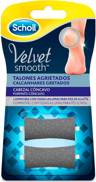 Scholl Velvet Smooth Recarga Calcanhares Gretados 2 unidades