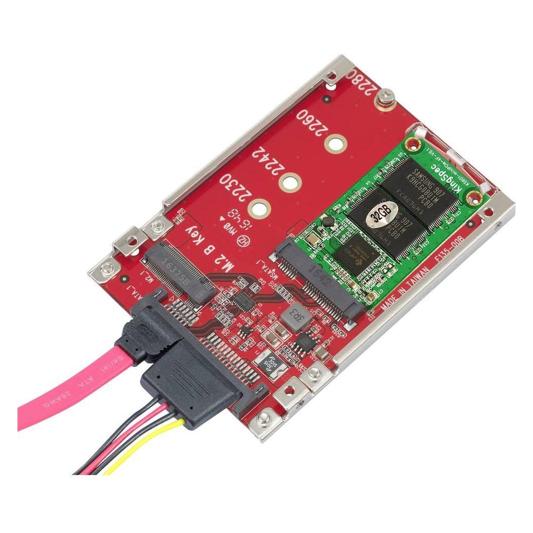 Cemon Schnittstellen Konverter mSATA + M.2 SATA SSD zu 2,5" (6,35 cm) (14527800)
