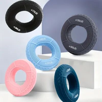 Multisell Products Hub Increase Muscle Power With Strength Hand Grip Ring For Fitness pink