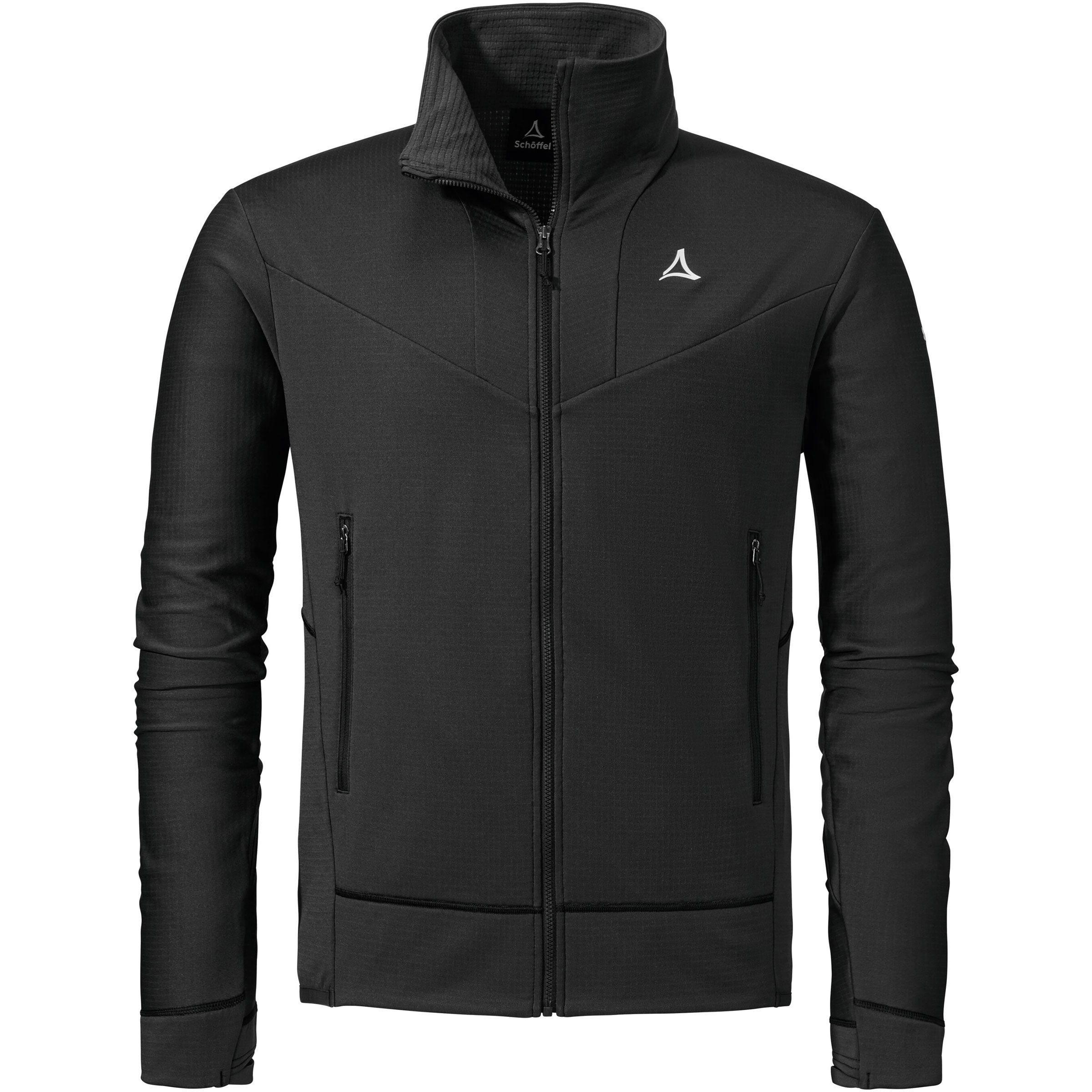 Schöffel Style Blaueis Herren Fleecejacke schwarz Größe L Camping Elastisch