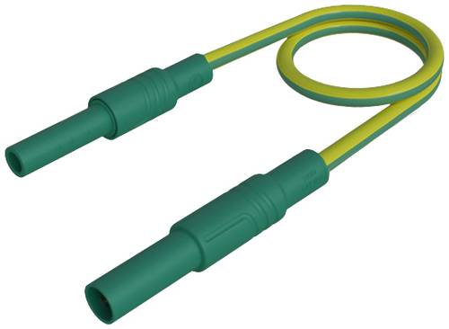Hirschmann Test & Measurement MAL S GG-B 100/2,5 ge/gn Sicherheits-Messleitung 4mm Sicherheits-Stecker 4mm Sicherheits-Buchse